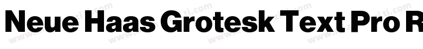 Neue Haas Grotesk Text Pro Regular字体转换